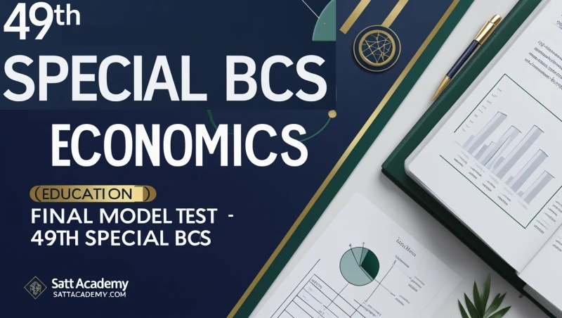 অর্থনীতি (শিক্ষা ক্যাডার) ফাইনাল মডেল টেস্ট – ৪৯তম স্পেশাল বিসিএস