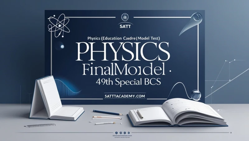 পদার্থবিদ্যা (শিক্ষা ক্যাডার) ফাইনাল মডেল টেস্ট – ৪৯তম স্পেশাল বিসিএস