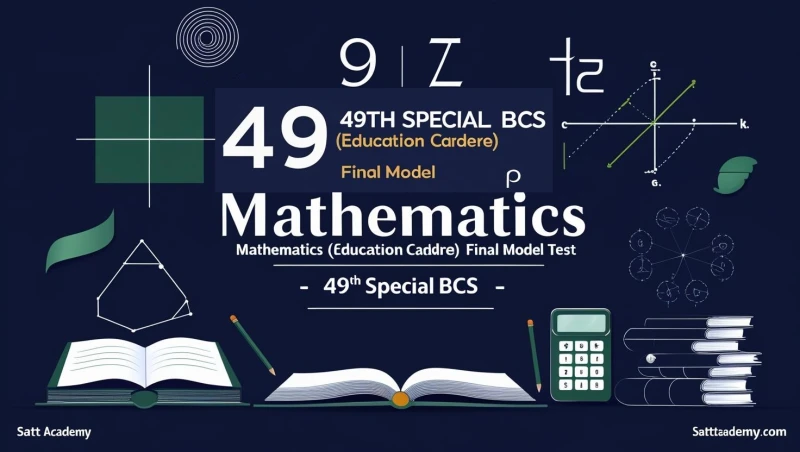 গণিত (শিক্ষা ক্যাডার) ফাইনাল মডেল টেস্ট – ৪৯তম স্পেশাল বিসিএস