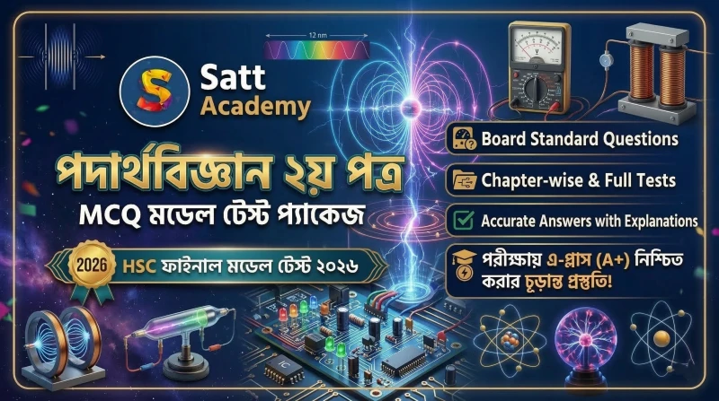 পদার্থবিজ্ঞান ২য় পত্র - HSC ২৬ ফাইনাল মডেল টেস্ট-০২ 🚀